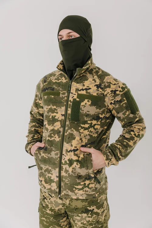 FLEECE JACKET ARMY PIXEL - фото №3