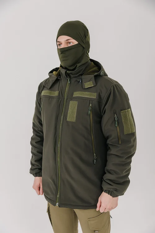 Куртка з капішоном KHAKI - фото №1