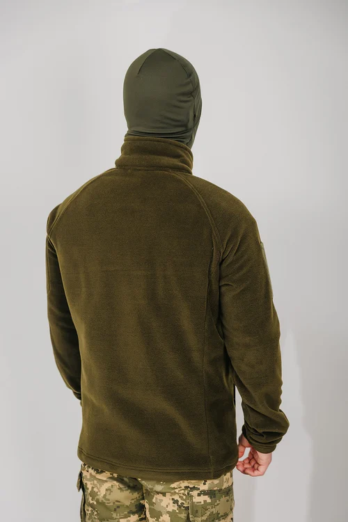 FLEECE JAKCET ARMY KHAKI - фото №6