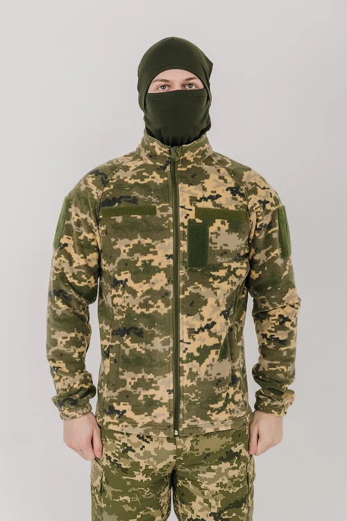FLEECE JACKET ARMY PIXEL - фото №1
