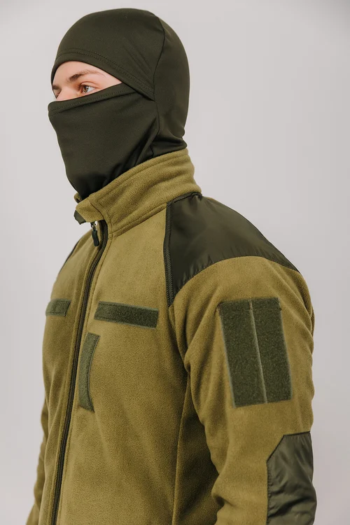 FLEECE JACKET ARMY OLIVE - фото №4