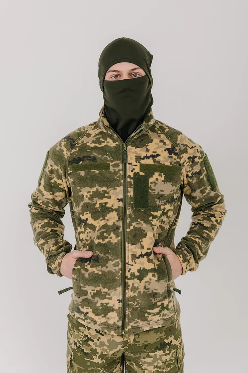 FLEECE JACKET ARMY PIXEL - фото №5